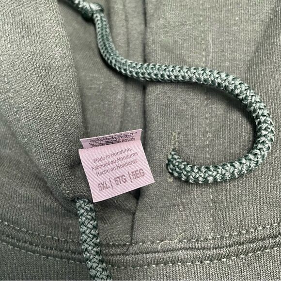 New Philadelphia Eagles Hurts Green Pullover Hoodie Sweatshirt Size 2X-5X - Picture 9 of 10